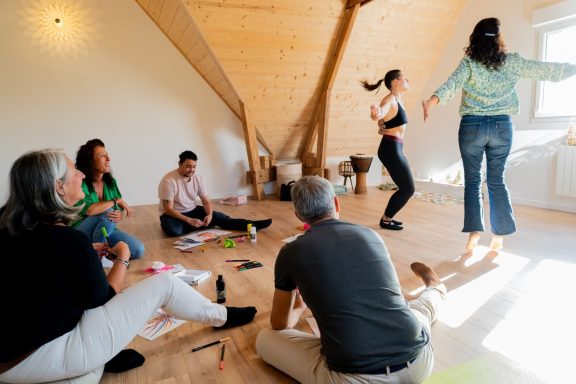 atelier collectif mixte art therapie à cléguer morbihan bretagne